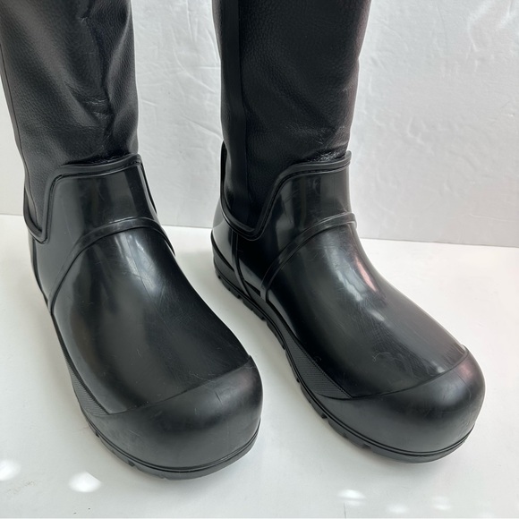 UGG Raincloud Tall Black Winter & Rain Boots Size 12 NWT - Picture 6 of 14